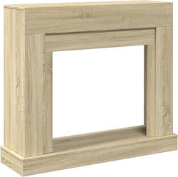 vidaXL Metallic Fireplace Screen with Panels 10...