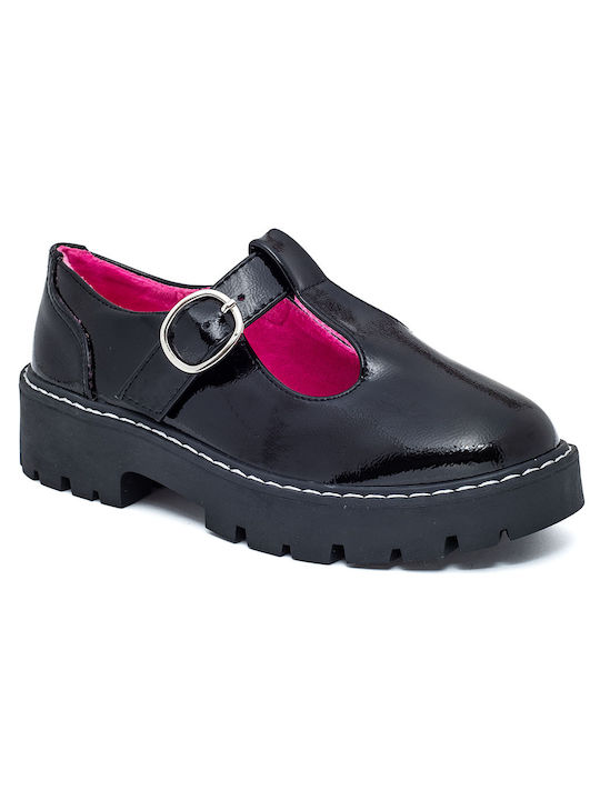 Marikelly Patent Leather Moccasins Black