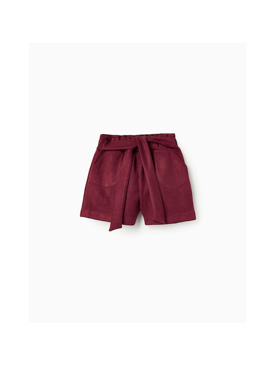 Zippy Șort/Bermude pentru copii din material textil Bordeaux