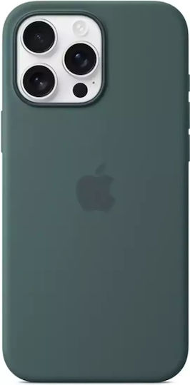 Apple Silicone Case with MagSafe Back Cover Silicone Lake Green (iPhone 16 Pro Max)