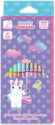Двустранни цветни моливи Sweet Dreams 12 бр Двустранни цветни моливи Sweet Dreams 12 бр