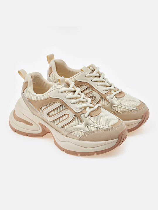 Chunky Sneakers Beige