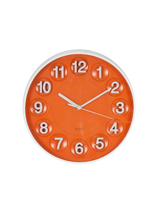 Viosarp Wall Clock Orange Ø25cm