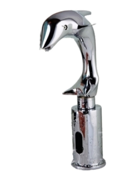 Mixing Sink Faucet with Photocell Sensor Silver DQ44TGMBM