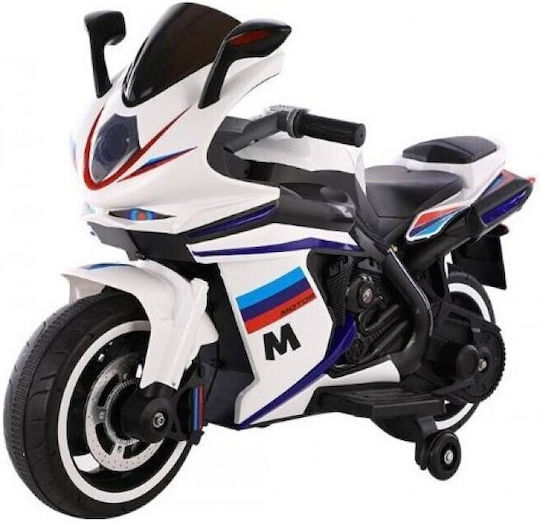 Kinder Motorrad Inspiriert Elektroantrieb 12 Volt, 12V Weiß