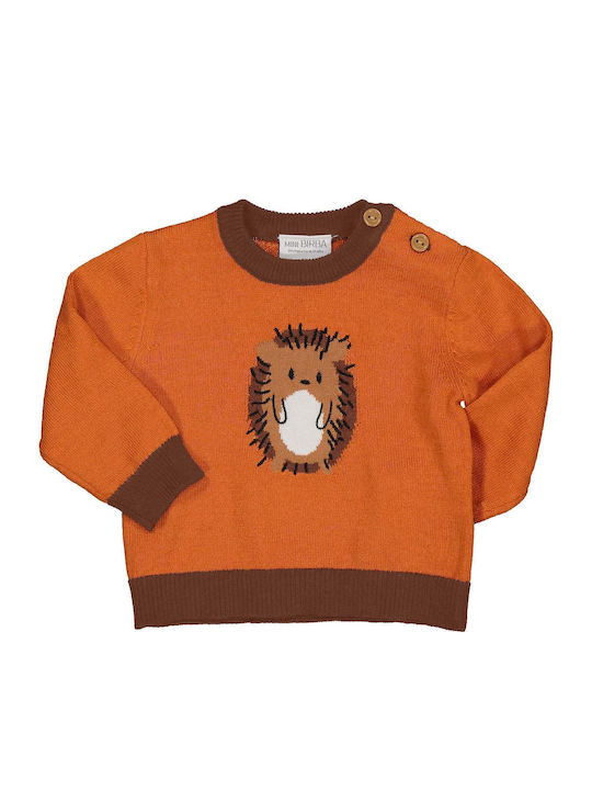 Kinderpullover Langarm Orange