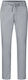 Pantaloni Chef Bărbați Talie Elastică Șnur Gri Sintetic Chino Stretch Modern