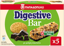 Παπαδοπούλου Digestive Μπάρα Δημητριακών με Μαύρη Σοκολάτα Χωρίς Προσθήκη Ζάχαρης 140gr Παπαδοπούλου Digestive Μπάρα Δημητριακών με Μαύρη Σοκολάτα Χωρίς Προσθήκη Ζάχαρης 140gr