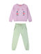 Kids Sweatpants Set Pink 2pcs