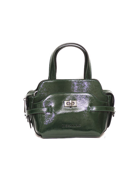 Hispanitas Leather Women's Bag Shoulder Green