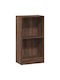 Bookcase Brown Oak 40x24x76cm