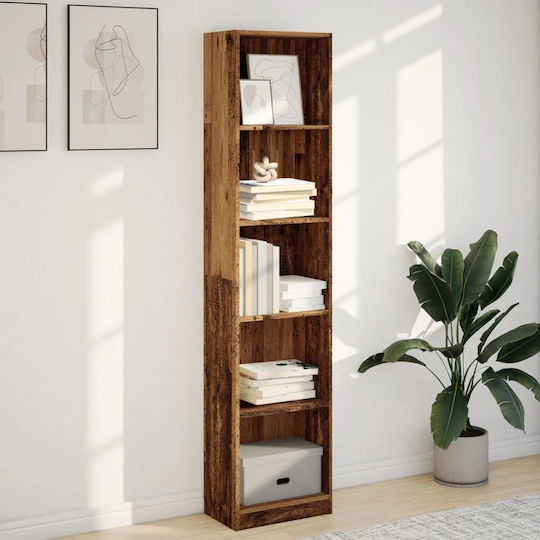Βιβλιοθήκη Καφέ 40x24x176εκ.