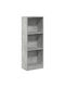 Bookcase Grey Concrete 40x24x109cm