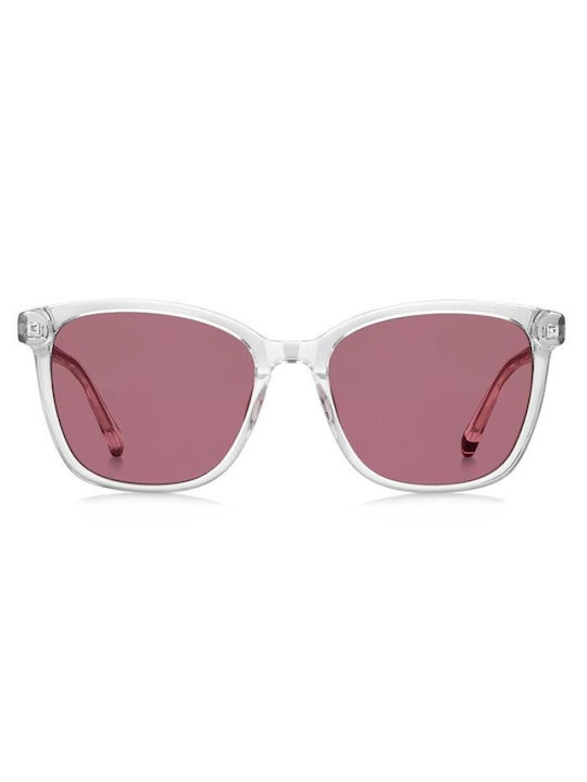 Tommy Hilfiger Sunglasses with Transparent Plastic Frame and Pink Lens TH1723/S 900/4S