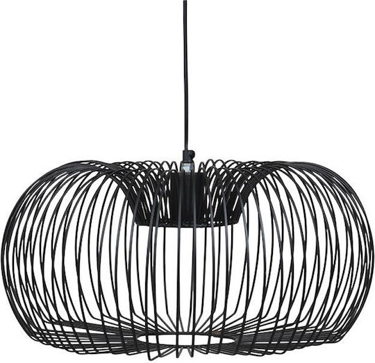 Fylliana Fl31990 Pendant Light Black with Crystals for Socket E27 46x21cm