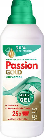 Passion Gold Επαγγελματικό Συμπυκνωμένο Υγρό Απορρυπαντικό Ρούχων για Πλύσιμο στο Χέρι 1lt (25 Μεζούρες)