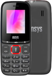 Insys HK2-F18 Dual SIM Κινητό με Κουμπιά Μαύρο