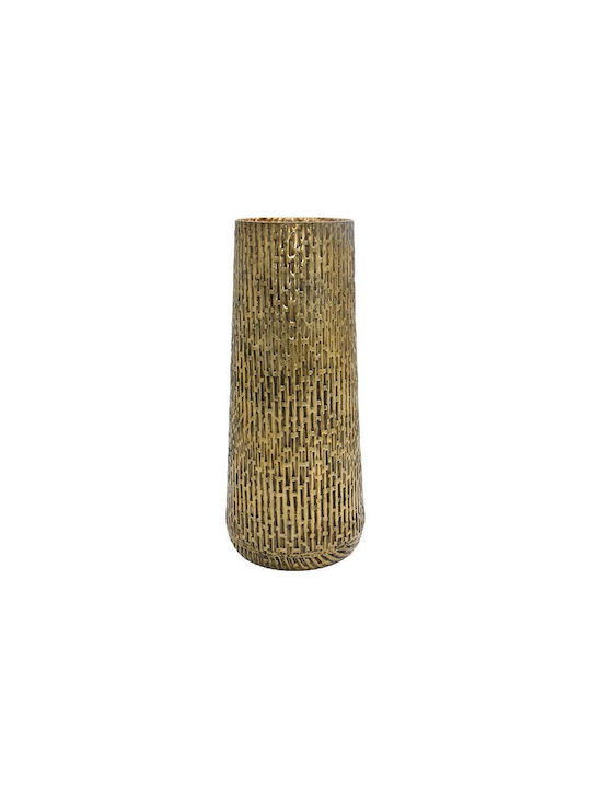 Fylliana Decorative Vase Fl1620 Gold 16x34cm