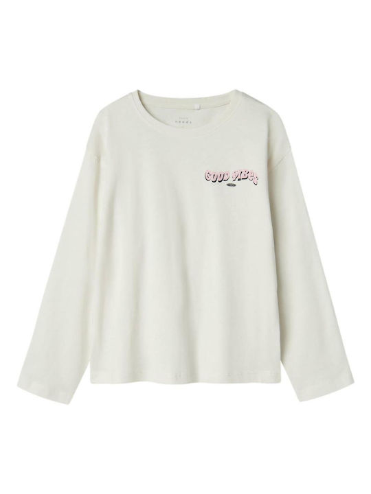 Name It Kids Long-Sleeved White Blouse Stream
