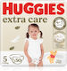 Huggies Πάνες με Αυτοκόλλητο Extra Care No. 5 για 11-25kg 50τμχ