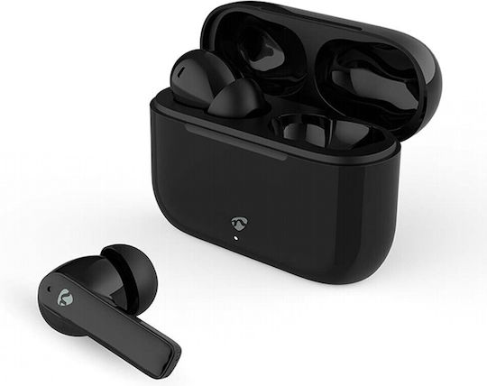 Nedis HPBT2425BK In ear Bluetooth хендсфри Слушалки с Кутийка за Зареждане Черен
