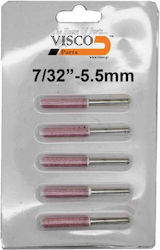 Visco Parts LTA-30 Schleifsteine mit Schaft 5 Stück