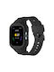 Λουράκι Σιλικόνης Μαύρο (Amazfit GTS 4)