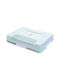 Viosarp Glass Cake Stand with Lid Transparent 44x34x8.5cm
