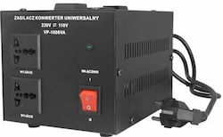 Transformer 220 110v Ac Power:1000va 2 Outlets Vp-1000va 5k230110100 Transformer 220 110v Ac Power:1000va 2 Outlets Vp-1000va 5k230110100