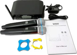 Dual Wireless Dynamic Microphone Set Voice