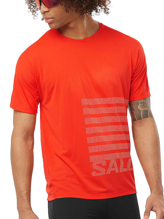 Salomon Sense Aero Спортна тениска Оранжев LC2319400 | Skroutz