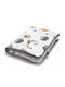 La Millou Blanket Nursery Swaddling Blankets Fly Me To Moon Sky Velvet Gray Sky – Grey 80x100cm