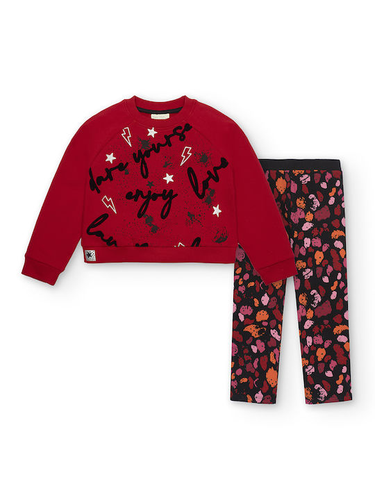 Tuc Tuc Kids Set with Leggings Winter 2pcs Red