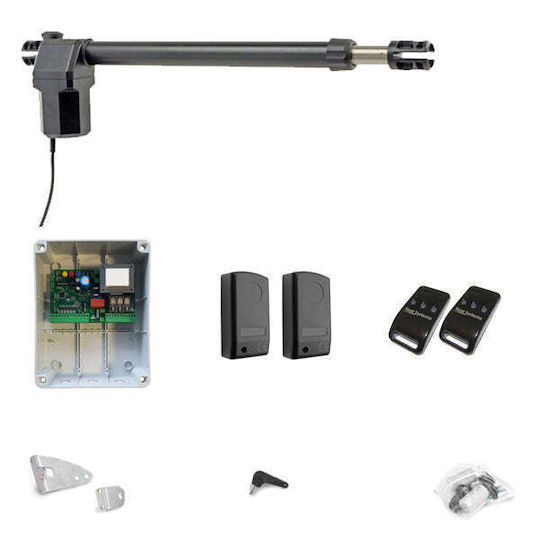 GRsistemi Full Kit Σετ Μοτέρ για Ανοιγόμενη Γκαραζόπορτα έως 250kg Αριστερής Κατεύθυνσης
