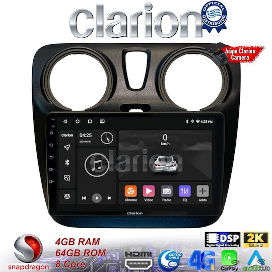 Clarion Ηχοσύστημα Αυτοκινήτου για Dacia Dokker 2012 > (Bluetooth/USB/WiFi/GPS/Apple-Carplay/Android-Auto)
