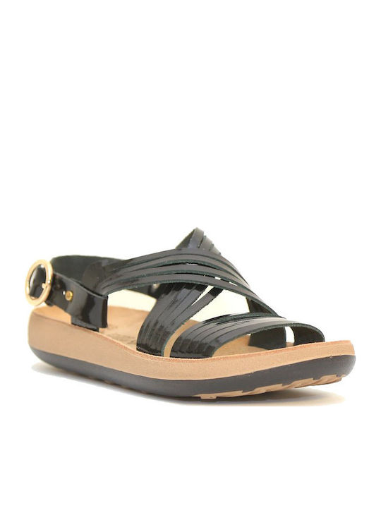 Fantasy Sandals Linda Δερμάτινα Γυναικεία Ανατο...
