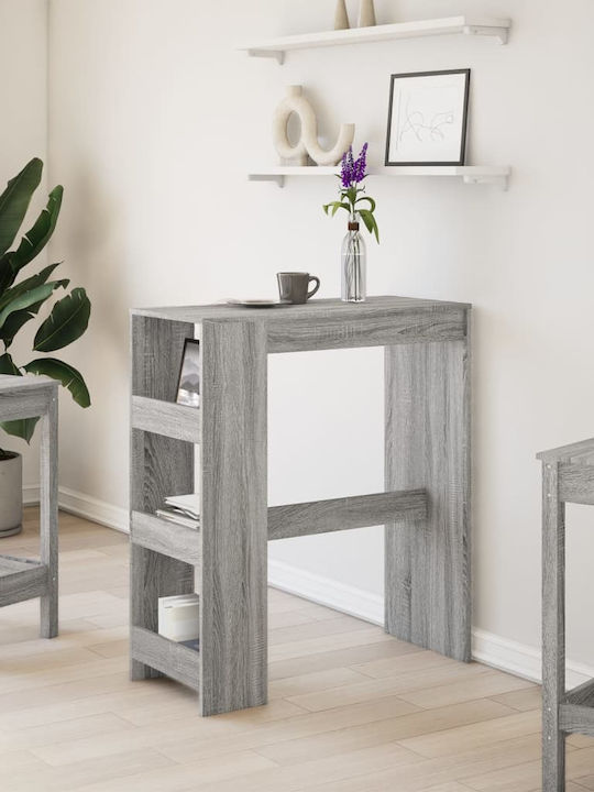 Τραπέζι Μπαρ Ξύλινο Γκρι Sonoma 90x40x103.5εκ.