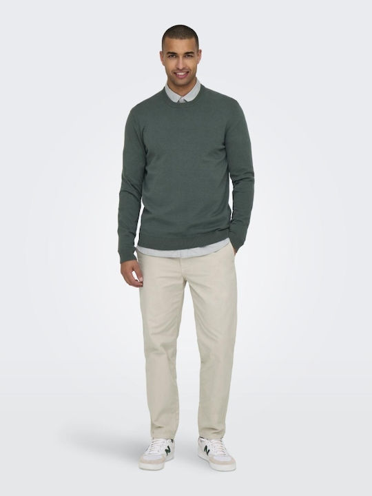Only & Sons Πουλόβερ Μακρυμάνικο Balsam Green