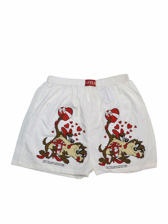 Apple Boxer Looney Tunes Παιδικό Μποξεράκι Λευκ...