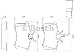 Bosch Σετ Τακάκια Bosch Σετ Τακάκια