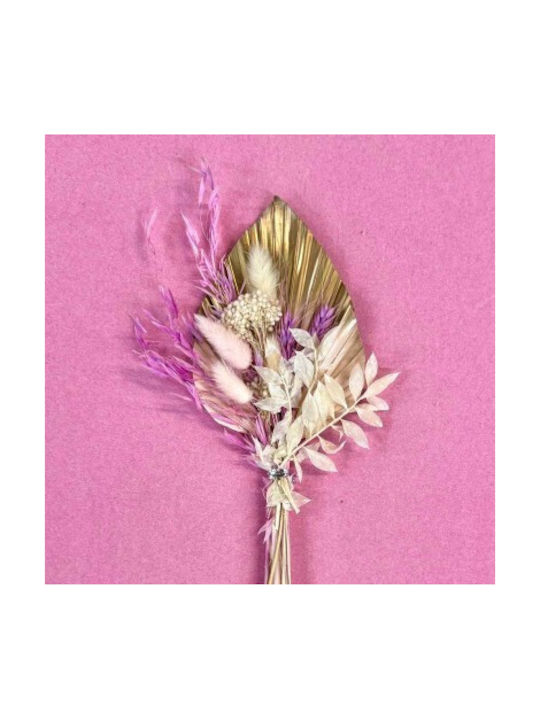 Dried Plant Palm Tree Πλατίνα Pink 15cm 1pcs