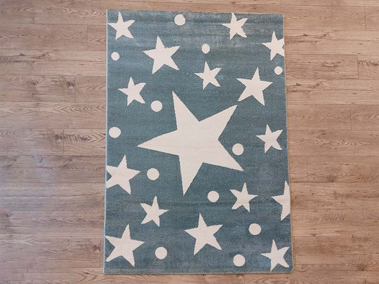 Alexander Carpets Breeze Παιδικό Χαλί Αστέρια Blue Cream 133x190cm