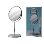 ArteLibre Double Sided Tabletop Makeup Mirror 16x33cm Silver