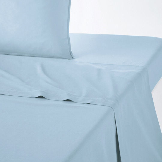 La Redoute Interieurs Bettlaken Semi-Doppel 180x290cm. Blau