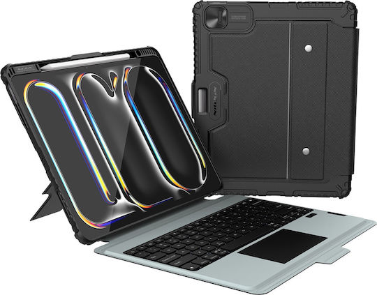 Nillkin Bumper Combo Flip Cover με Πληκτρολόγιο Μαύρη (iPad Pro 2024 13")