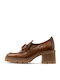 Patent Leather Tabac Brown High Heels