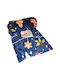 Christmas Fleece Blanket Blue Double 200x230cm