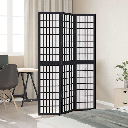 vidaXL Dekorativer Raumteiler Hölzernes mit 3 Paneelen 105x180cm