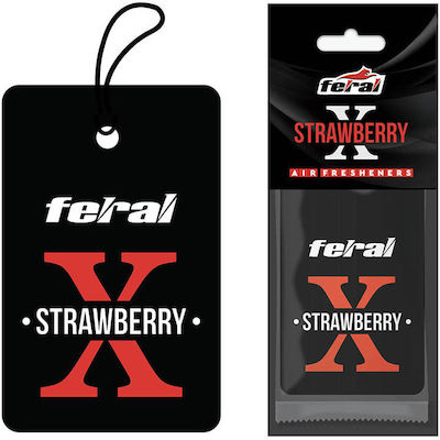 Feral Car Air Freshener Pendant Collection Strawberry / Vanilla / Coconut / Black / Cherry / Ice