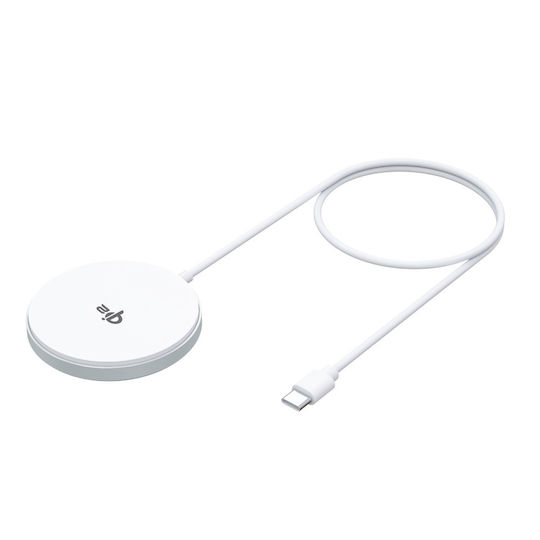 Forever Wireless Charger Qi Pad 15W Quick Charge 3.0 / Quick Charge 2.0 / Quick Charge 4.0 Silver